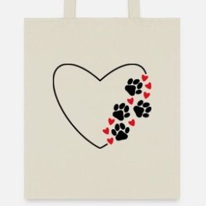 Dog Love tote bag
